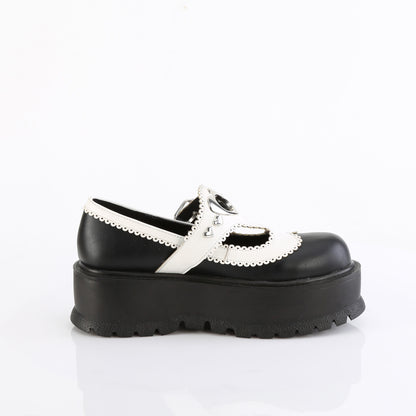 SLACKER-23 *2" Platform T-Strap Maryjane