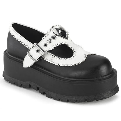 SLACKER-23 *2" Platform T-Strap Maryjane