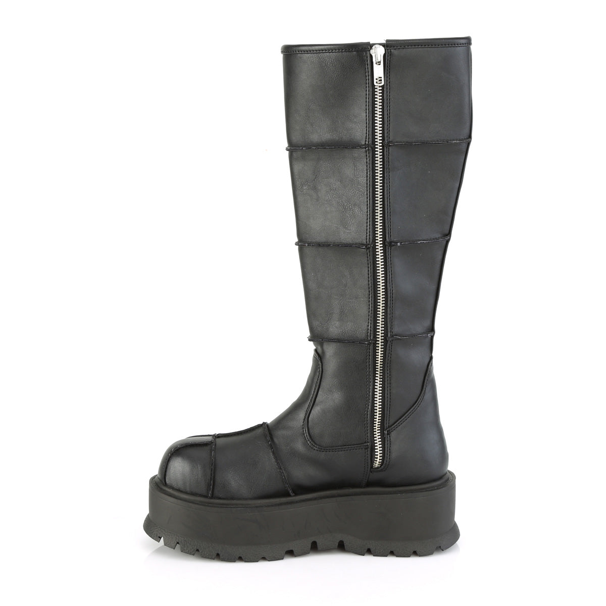 SLACKER-230 *2" PF Knee High Boot, Side Zip