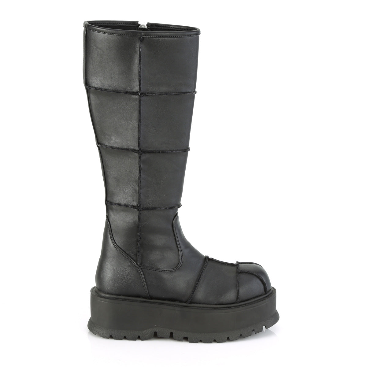 SLACKER-230 *2" PF Knee High Boot, Side Zip