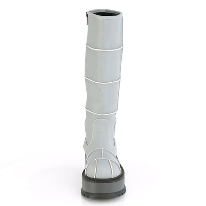 SLACKER-230 *2" PF Knee High Boot, Side Zip