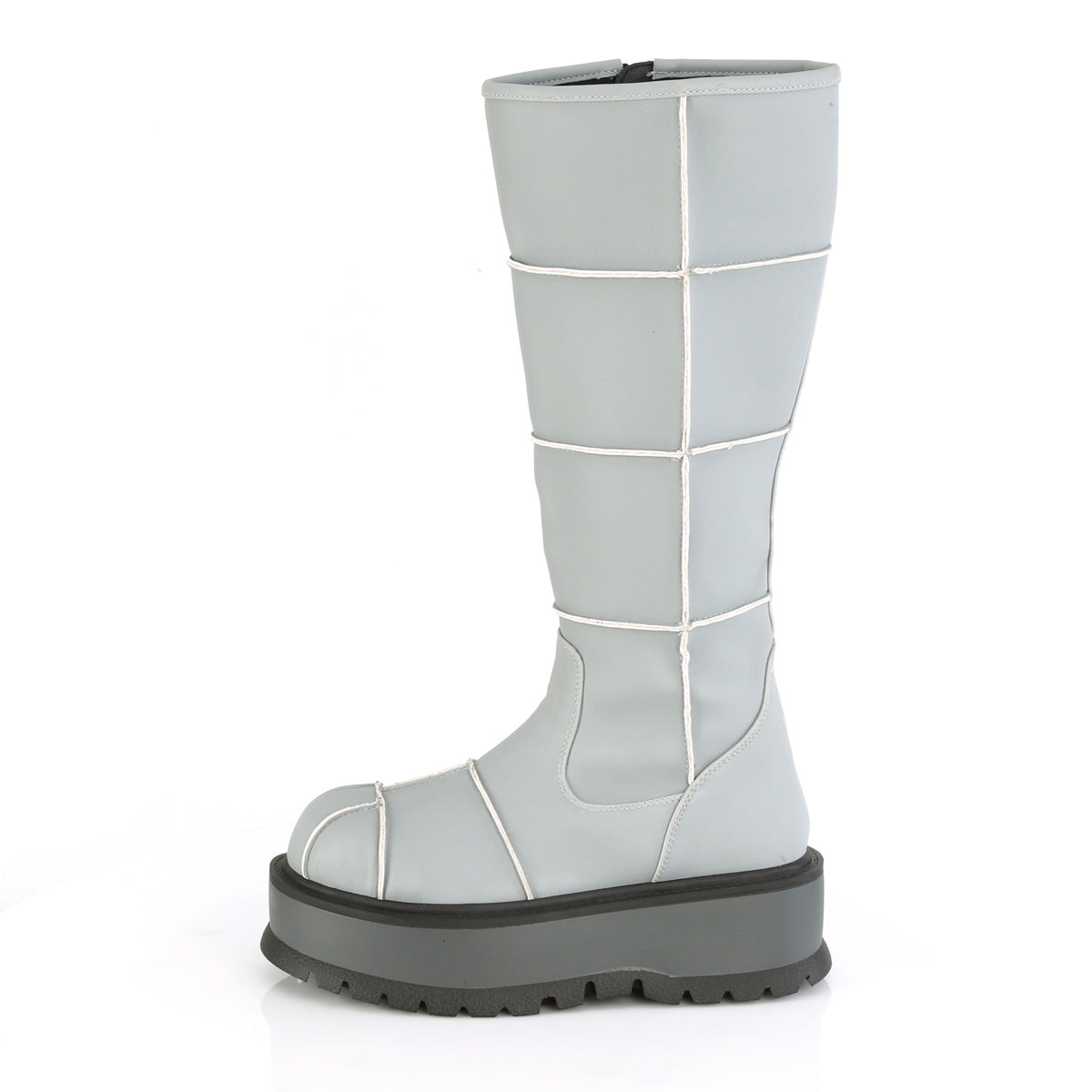 SLACKER-230 *2" PF Knee High Boot, Side Zip