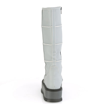 SLACKER-230 *2" PF Knee High Boot, Side Zip