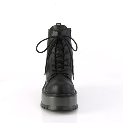 SLACKER-55 2" PF Lace-Up Ankle Boot, Side Zip