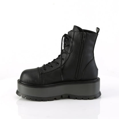 SLACKER-55 2" PF Lace-Up Ankle Boot, Side Zip