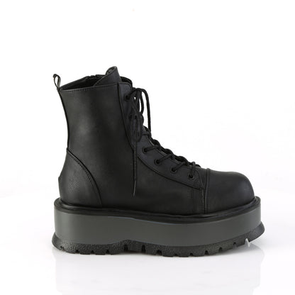SLACKER-55 2" PF Lace-Up Ankle Boot, Side Zip
