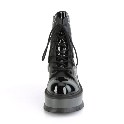 SLACKER-88 2" PF Lace-Up Ankle Boot, Side Zip