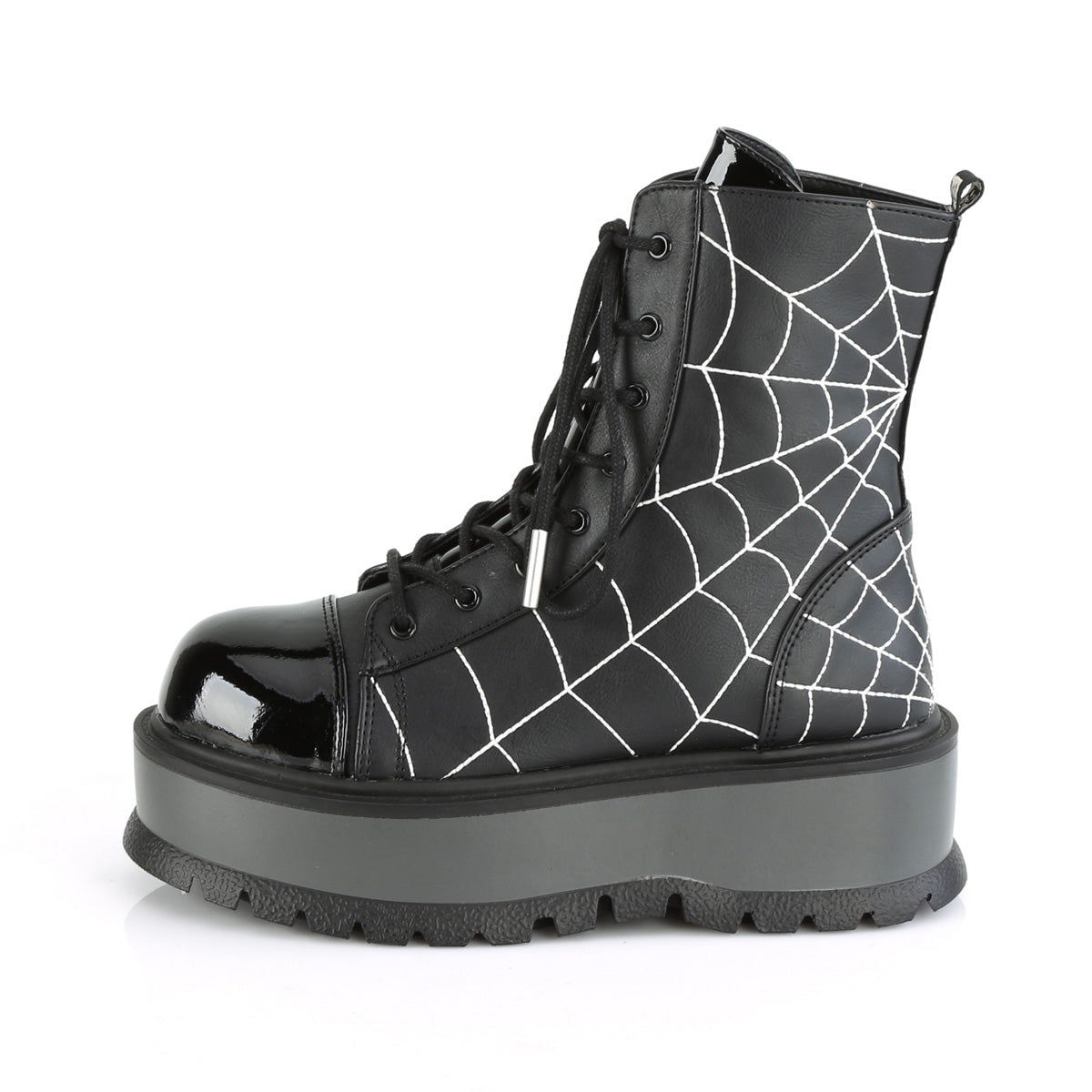 SLACKER-88 2" PF Lace-Up Ankle Boot, Side Zip