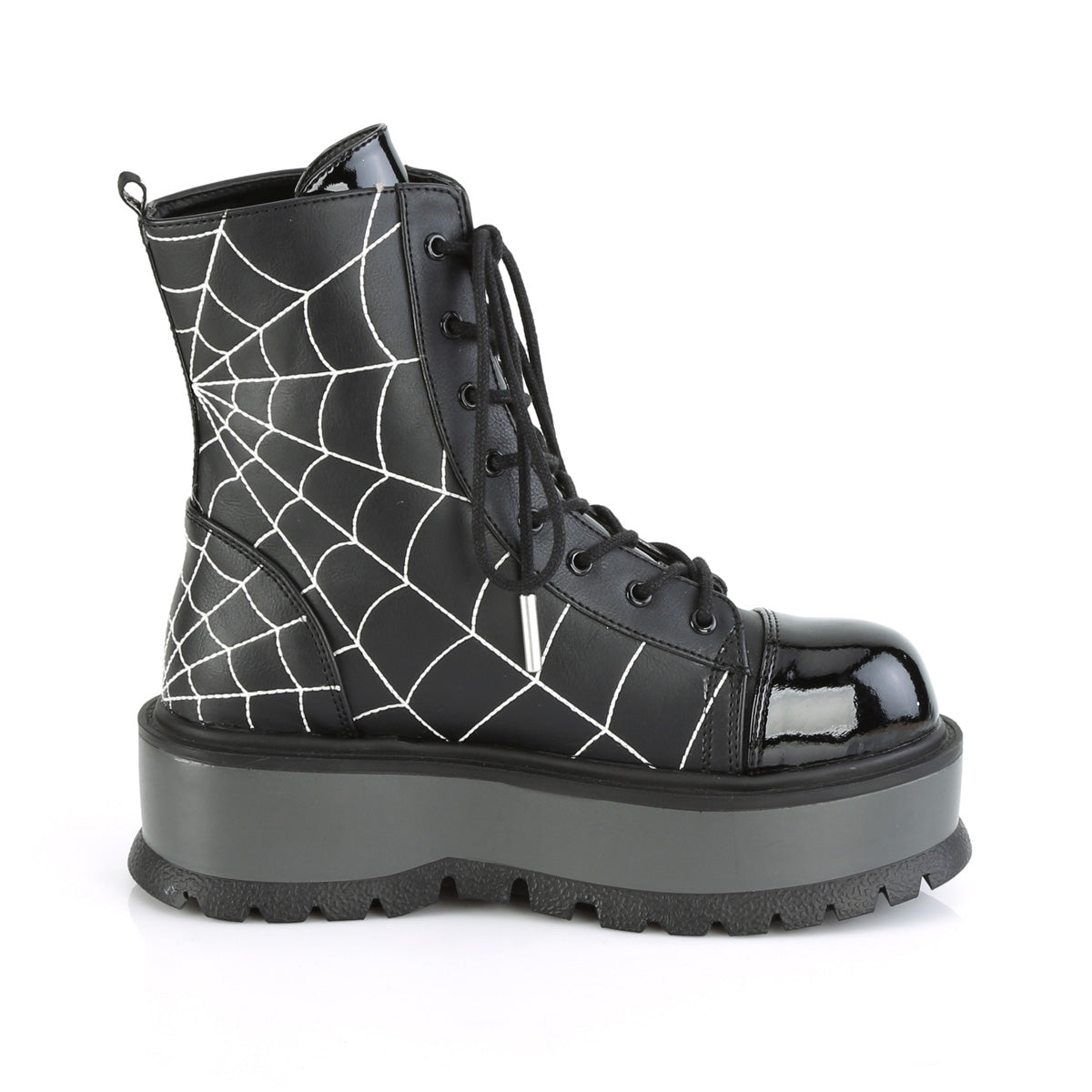 SLACKER-88 2" PF Lace-Up Ankle Boot, Side Zip