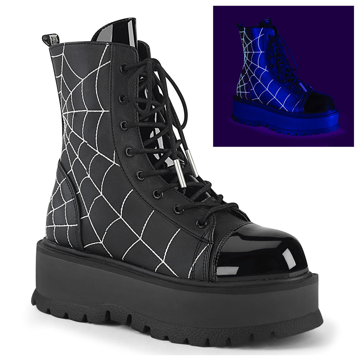 SLACKER-88 2" PF Lace-Up Ankle Boot, Side Zip