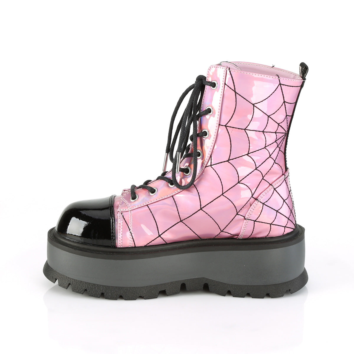 SLACKER-88 2" PF Lace-Up Ankle Boot, Side Zip