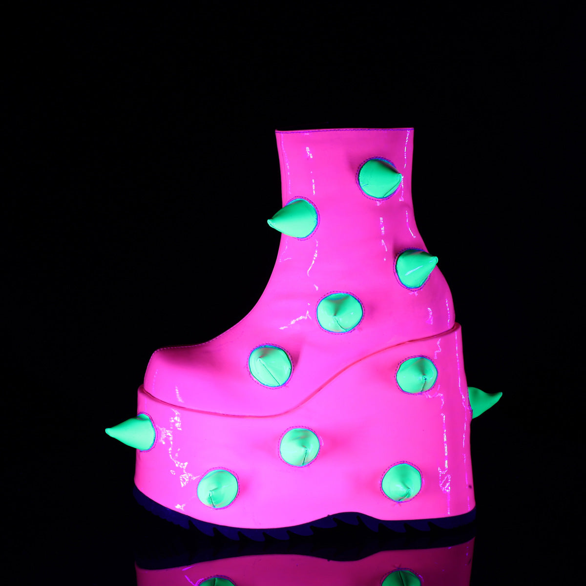SLAY-77 7" PF Ankle Boot, Side Zip