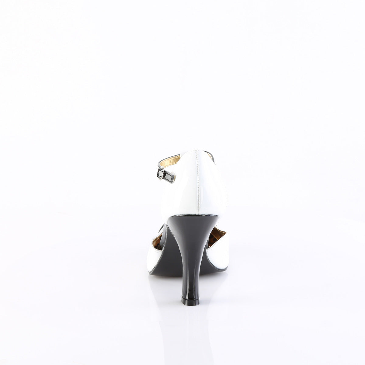 SMITTEN-10 *4" Heel T-Strap d'Orsay Pump w/Mini Bow Accent