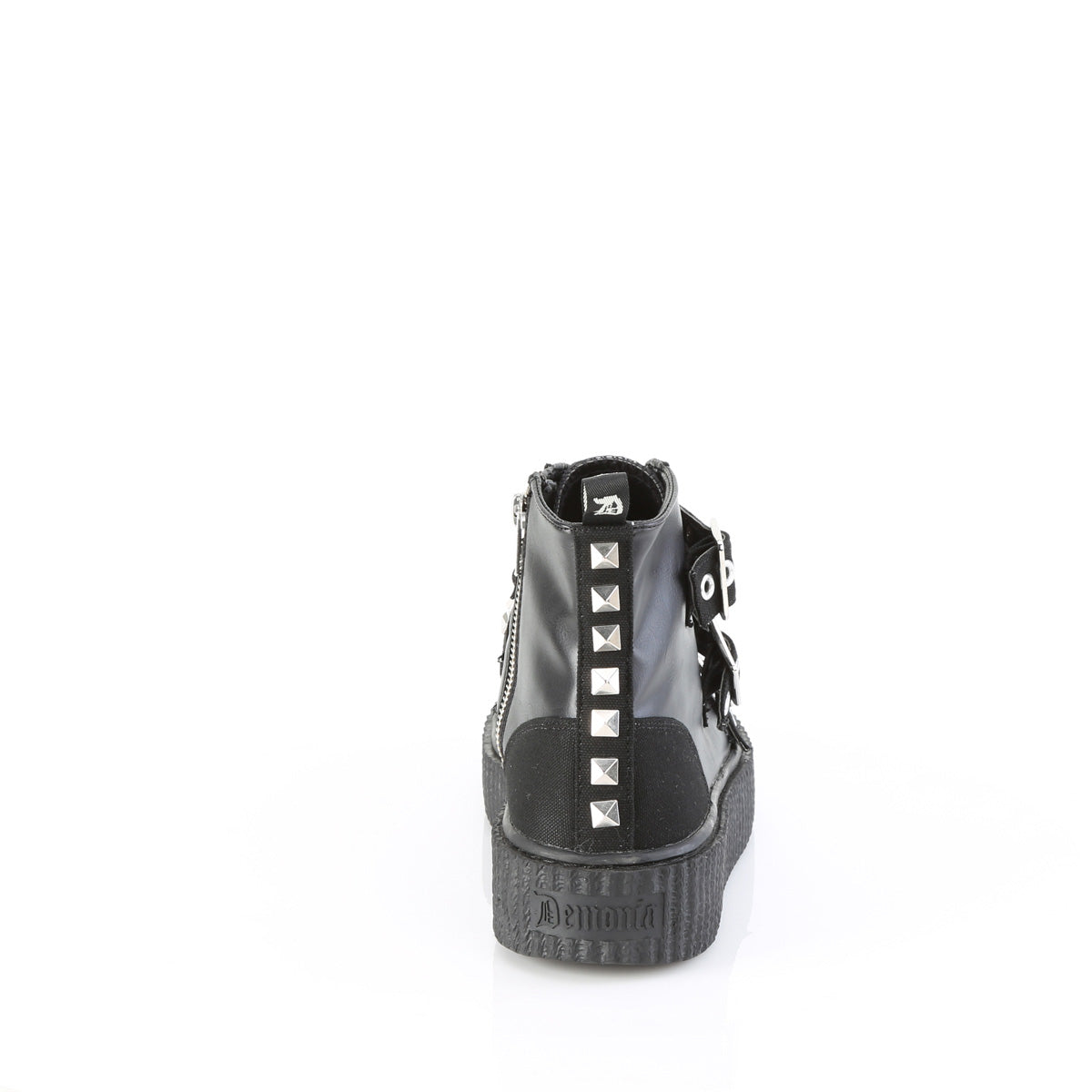 SNEEKER-225 *1 1/2"PF Round Toe Lace-Up Front High Top Creeper Sneaker