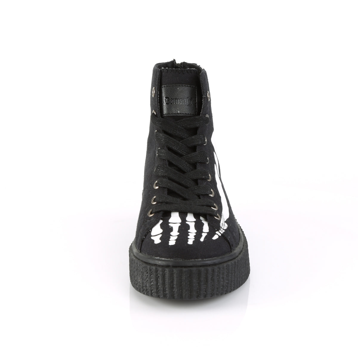 SNEEKER-252 1 1/2"PF Round Toe Lace-Up Front High Top Creeper Sneaker,