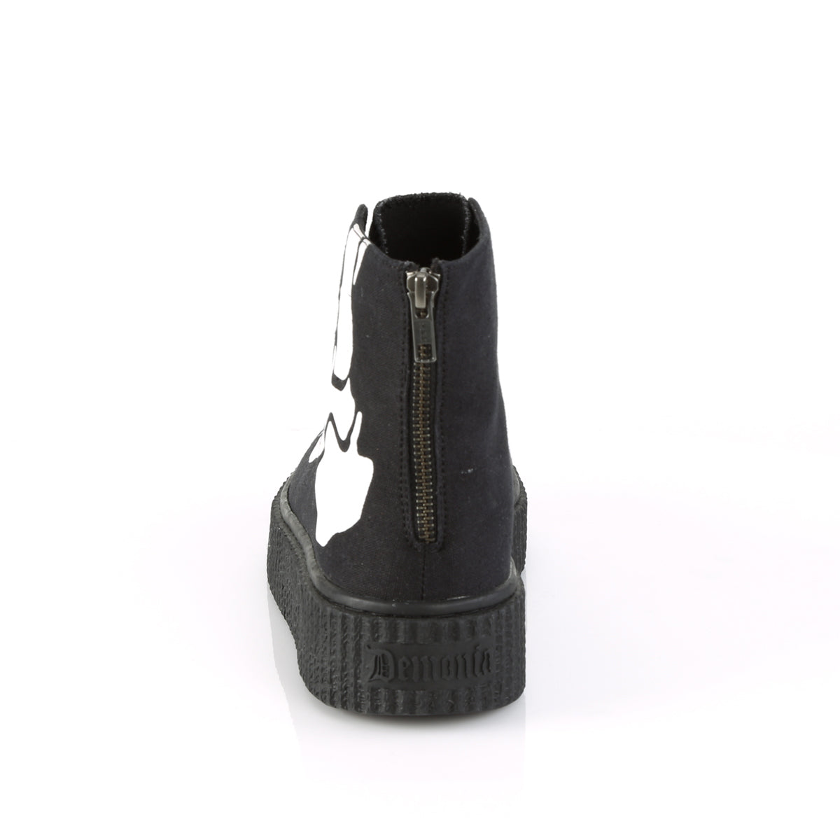SNEEKER-252 1 1/2"PF Round Toe Lace-Up Front High Top Creeper Sneaker,