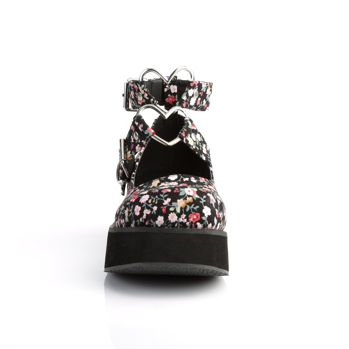 SPRITE-02 2 1/4" PF Mary Jane w/Heart O-Rings & Studs Detail