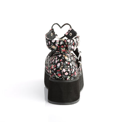 SPRITE-02 2 1/4" PF Mary Jane w/Heart O-Rings & Studs Detail