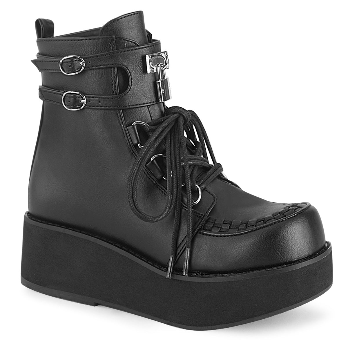 SPRITE-70 *2 1/4" PF Lace-Up Ankle Boot, Side Zip