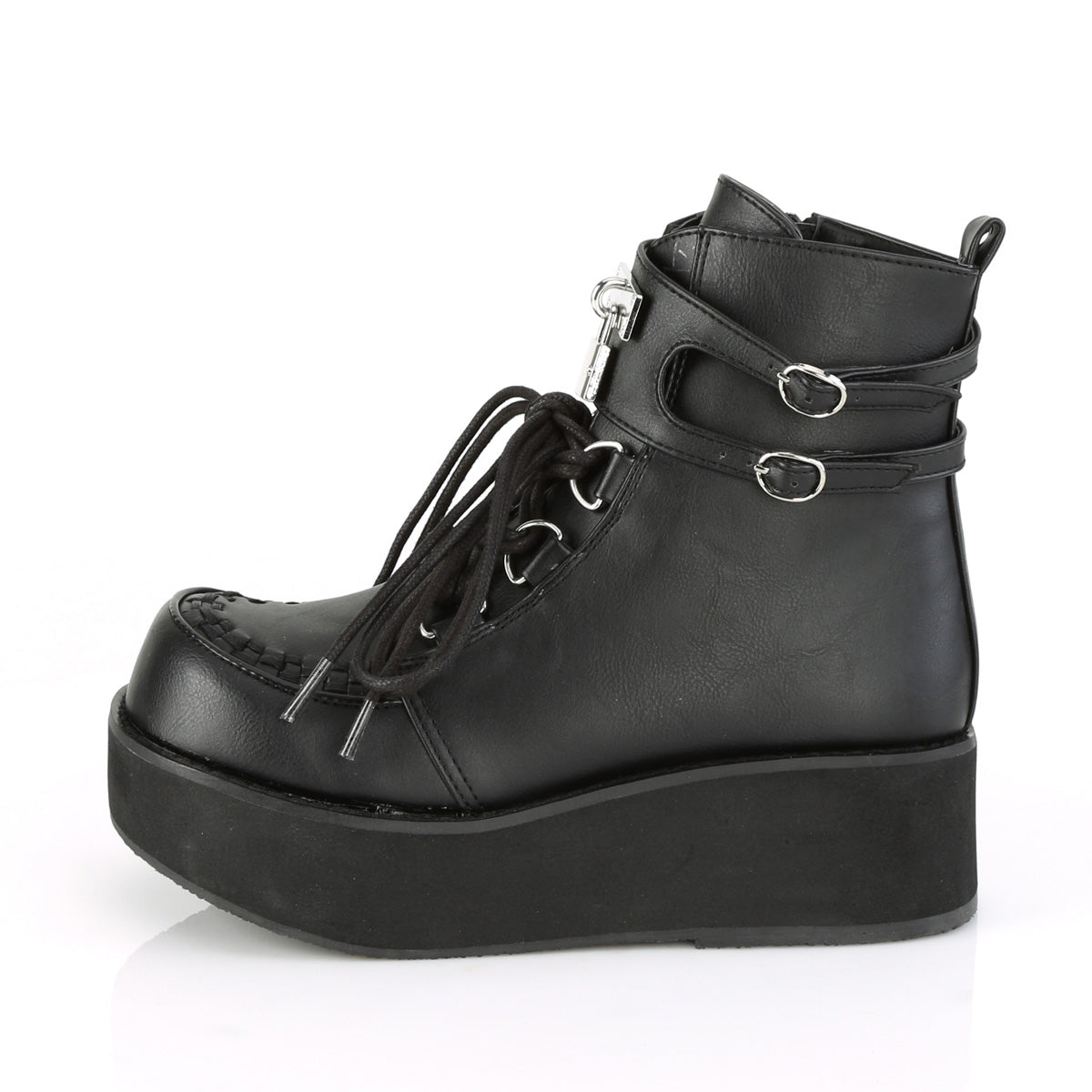 SPRITE-70 *2 1/4" PF Lace-Up Ankle Boot, Side Zip