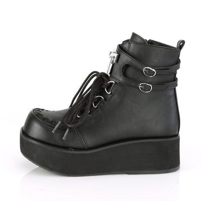 SPRITE-70 *2 1/4" PF Lace-Up Ankle Boot, Side Zip