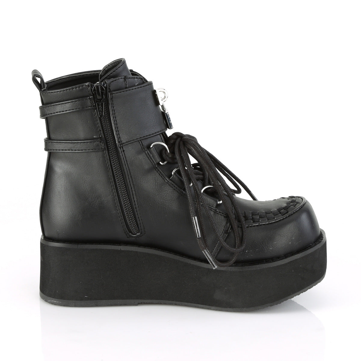 SPRITE-70 *2 1/4" PF Lace-Up Ankle Boot, Side Zip