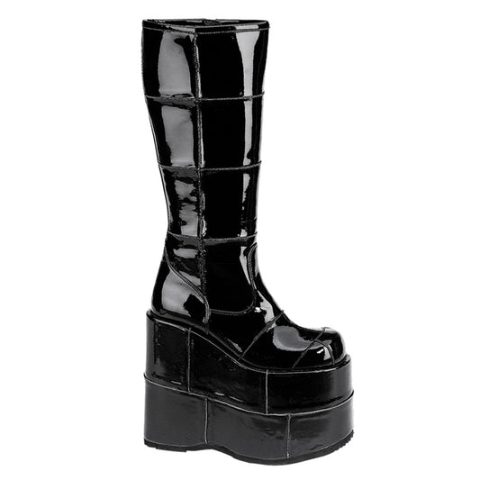 STACK-301 7" PF Goth Cyber GoGo Punk Patched Knee BT