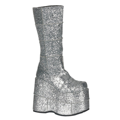 STACK-301G *7" PF Goth Cyber GoGo Punk Patched Knee BT