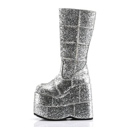 STACK-301G *7" PF Goth Cyber GoGo Punk Patched Knee BT