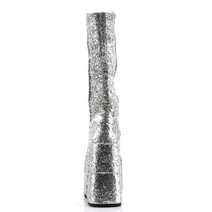 STACK-301G *7" PF Goth Cyber GoGo Punk Patched Knee BT