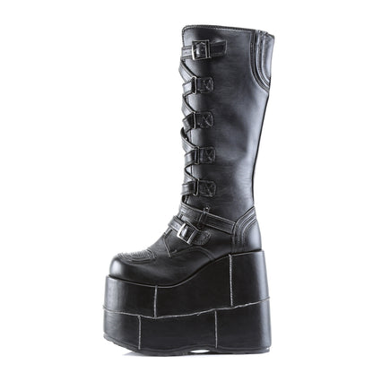 STACK-308 *7" Zip-Zag Strap PF Goth Cyber GoGo Punk Knee BT