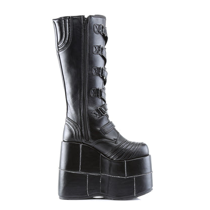 STACK-308 *7" Zip-Zag Strap PF Goth Cyber GoGo Punk Knee BT
