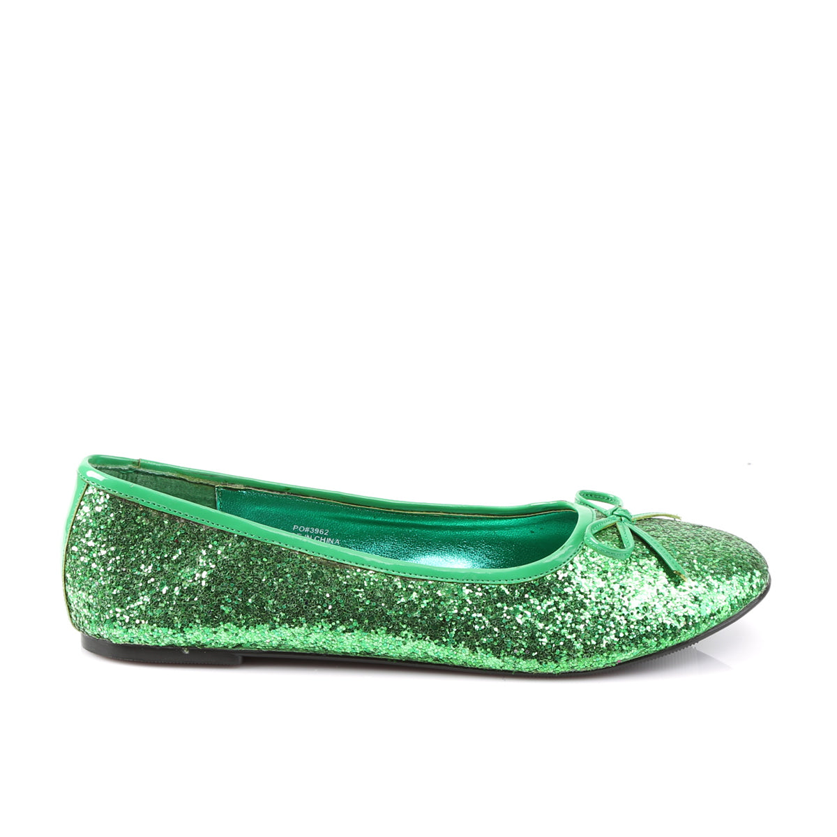 STAR-16G *Adult Ballet Glitter Flat with Bow Accent, Fantasy, Fairy