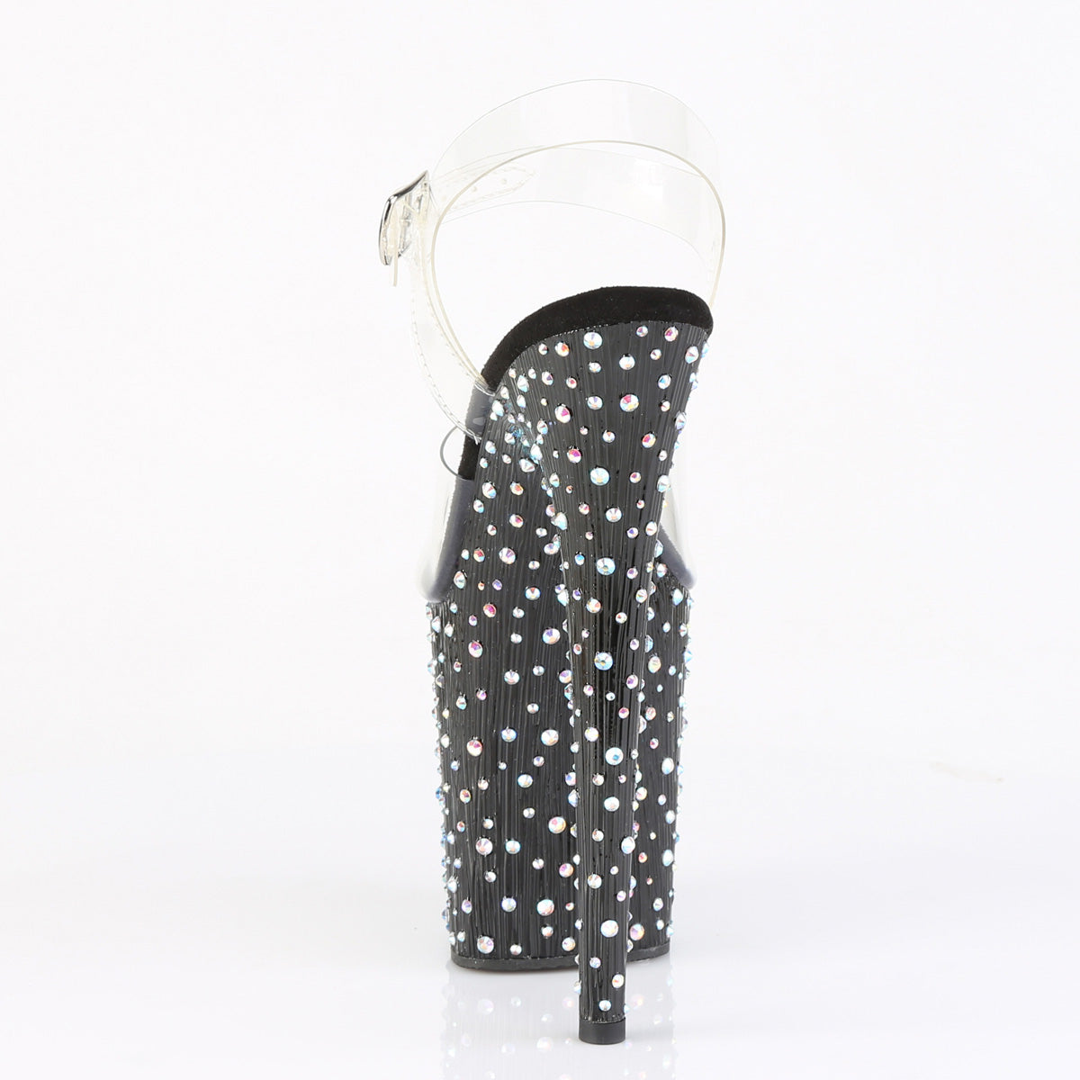 STARDANCE-808 8" Heel, 4" PF Ankle Strap Sandal