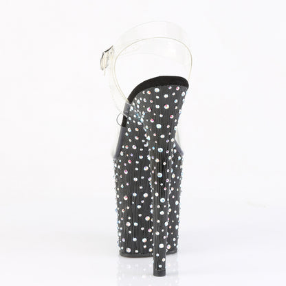 STARDANCE-808 8" Heel, 4" PF Ankle Strap Sandal