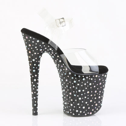 STARDANCE-808 8" Heel, 4" PF Ankle Strap Sandal