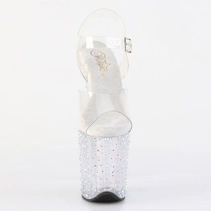 STARDANCE-808 8" Heel, 4" PF Ankle Strap Sandal