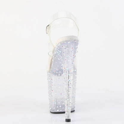 STARDANCE-808 8" Heel, 4" PF Ankle Strap Sandal