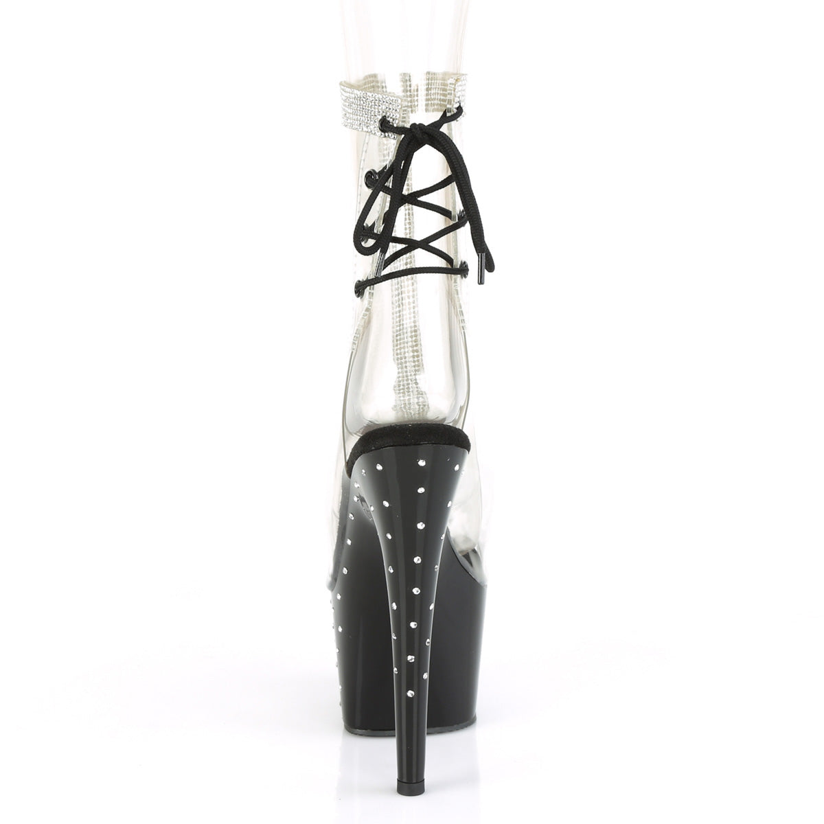 STARDUST-1018C-2RS *7" Heel, 2 3/4" PF Open Toe/Heel Ankle Boot w/RS