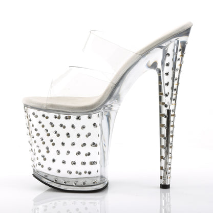 STARDUST-802 8" Heel, 4" PF Two Band Slide w/ RS Studded Bottom
