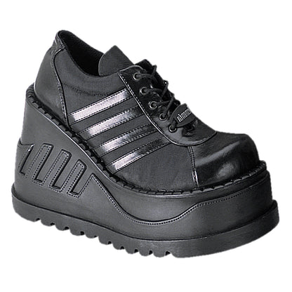 STOMP-08 4 3/4" PF Goth Punk Cyber Gogo shoes w/ Zipper
