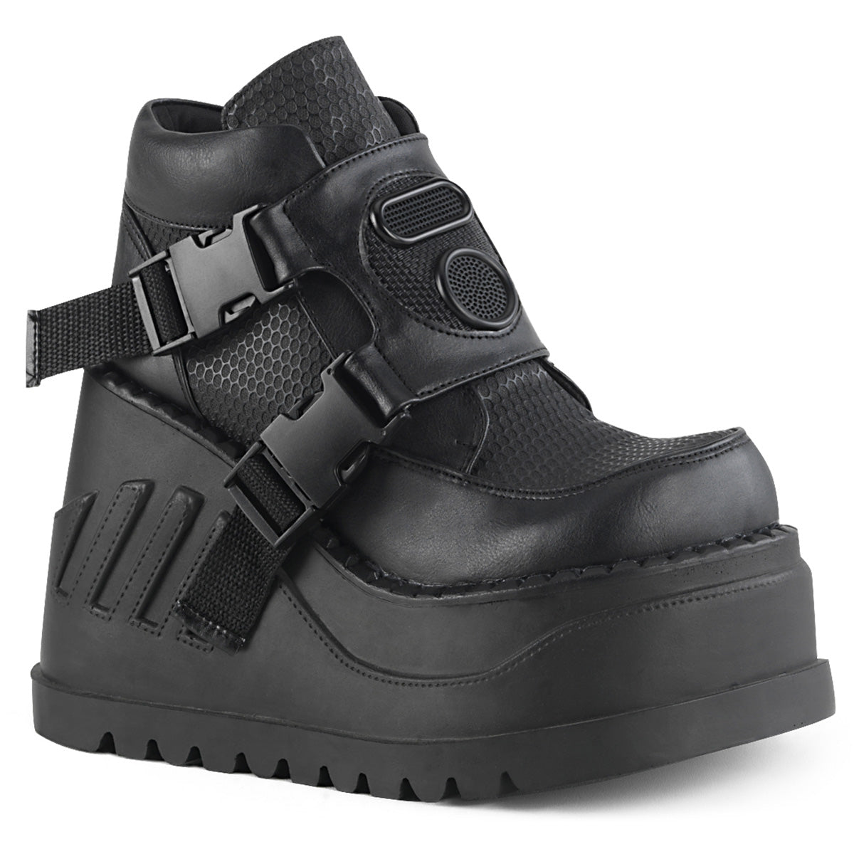 STOMP-15 4 3/4" Wedge PF Bootie w/Snap Buckle Detail
