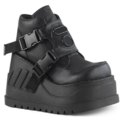 STOMP-15 4 3/4" Wedge PF Bootie w/Snap Buckle Detail