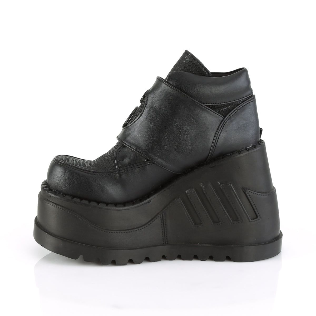 STOMP-15 4 3/4" Wedge PF Bootie w/Snap Buckle Detail