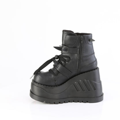 STOMP-60 *4 3/4" Wedge PF Lace-Up Ankle Boot, Inside Zip