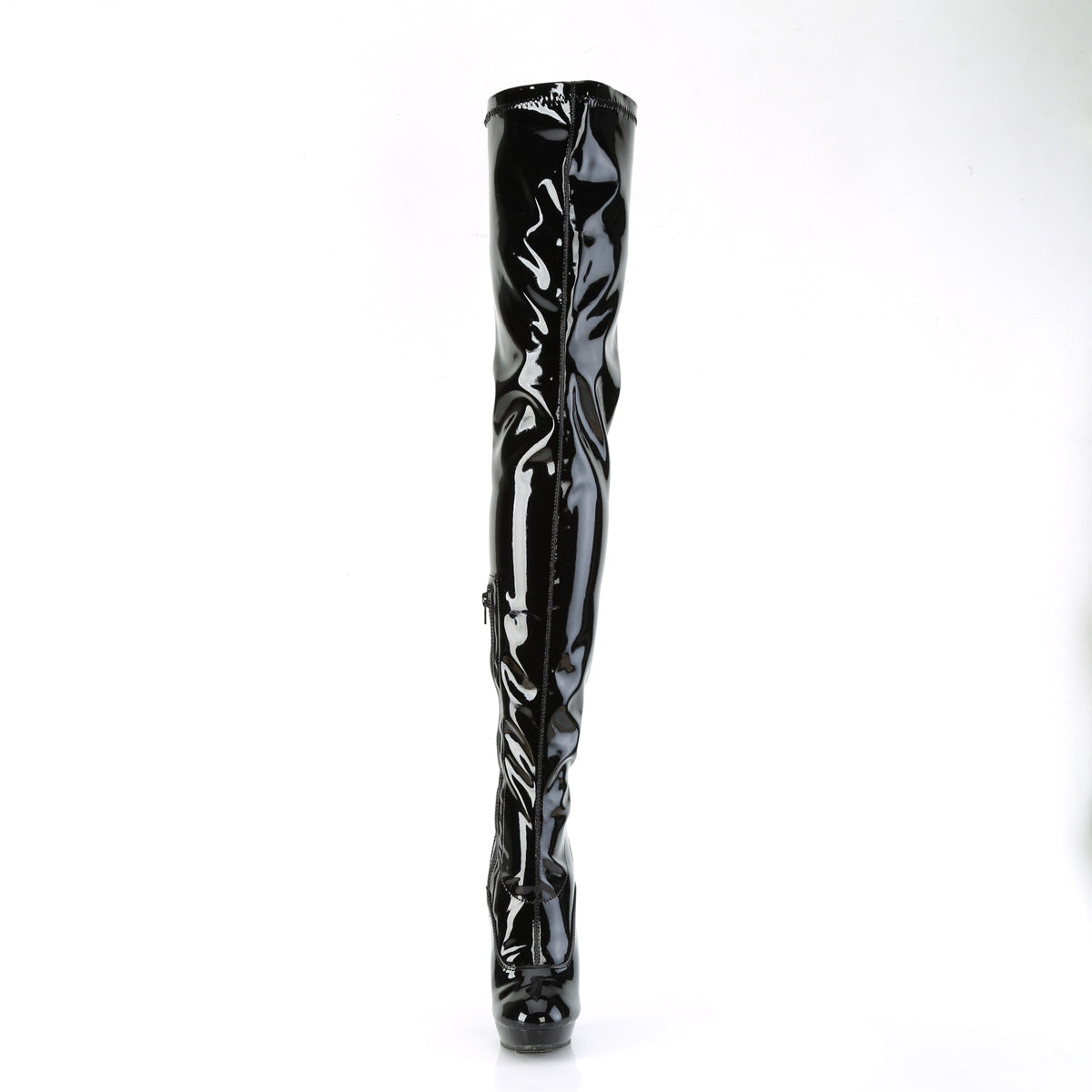 SULTRY-4000 *6" Heel, 1" PF Stretch Crotch Boot, Side Zip