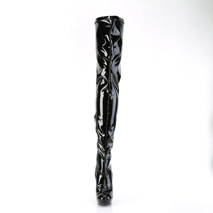 SULTRY-4000 *6" Heel, 1" PF Stretch Crotch Boot, Side Zip
