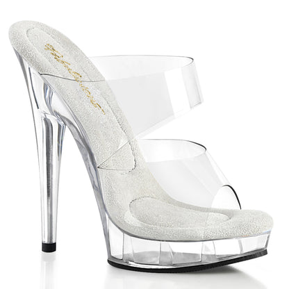 SULTRY-602 *6" Heel, 1" PF Two-Band Slide