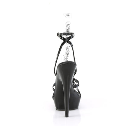 SULTRY-638 **6" Heel, 1" PF Wrap Around Knotted Strap Sandal