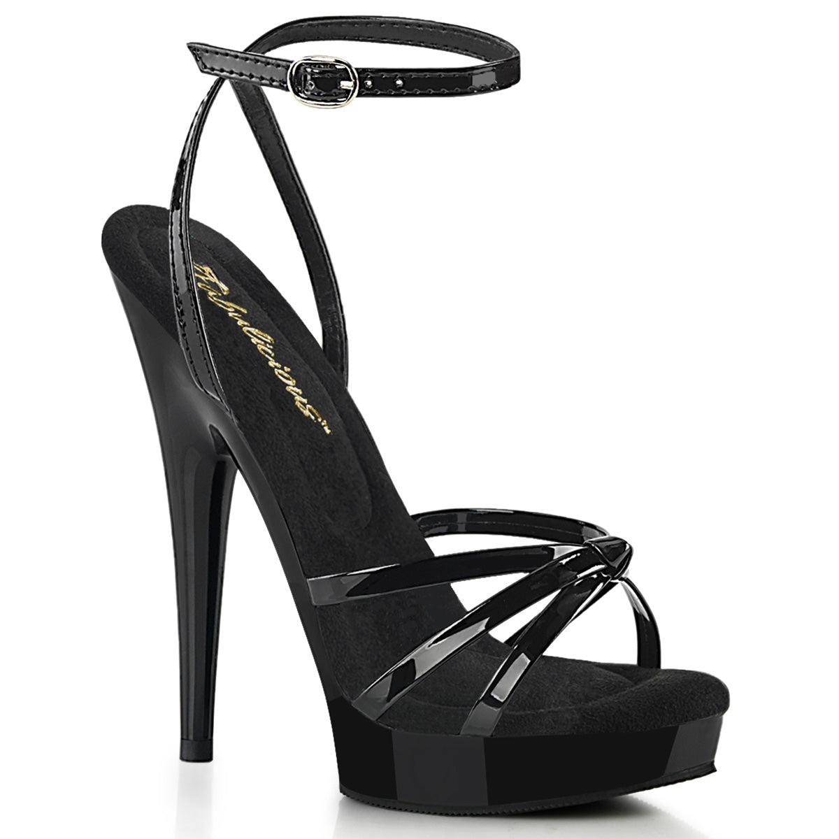 SULTRY-638 **6" Heel, 1" PF Wrap Around Knotted Strap Sandal